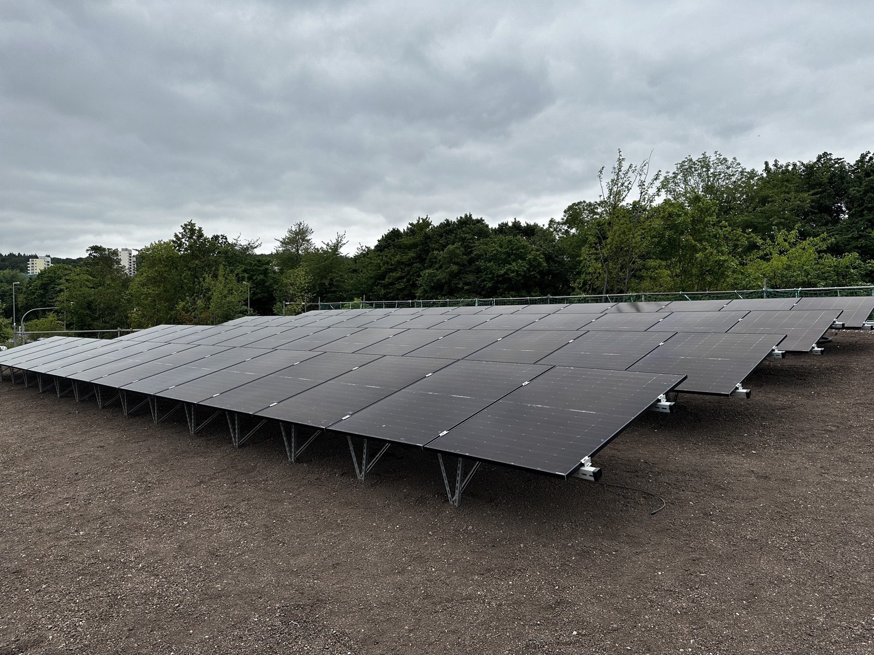 Photovoltaikanlage beim Neubau einer Feuerwehr in Hildesheim